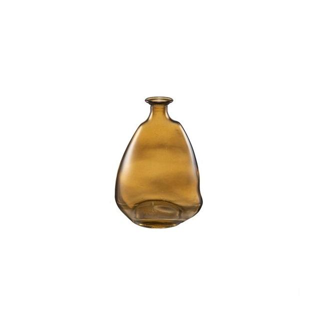 Liten vase, abstrakt høy - karamell
