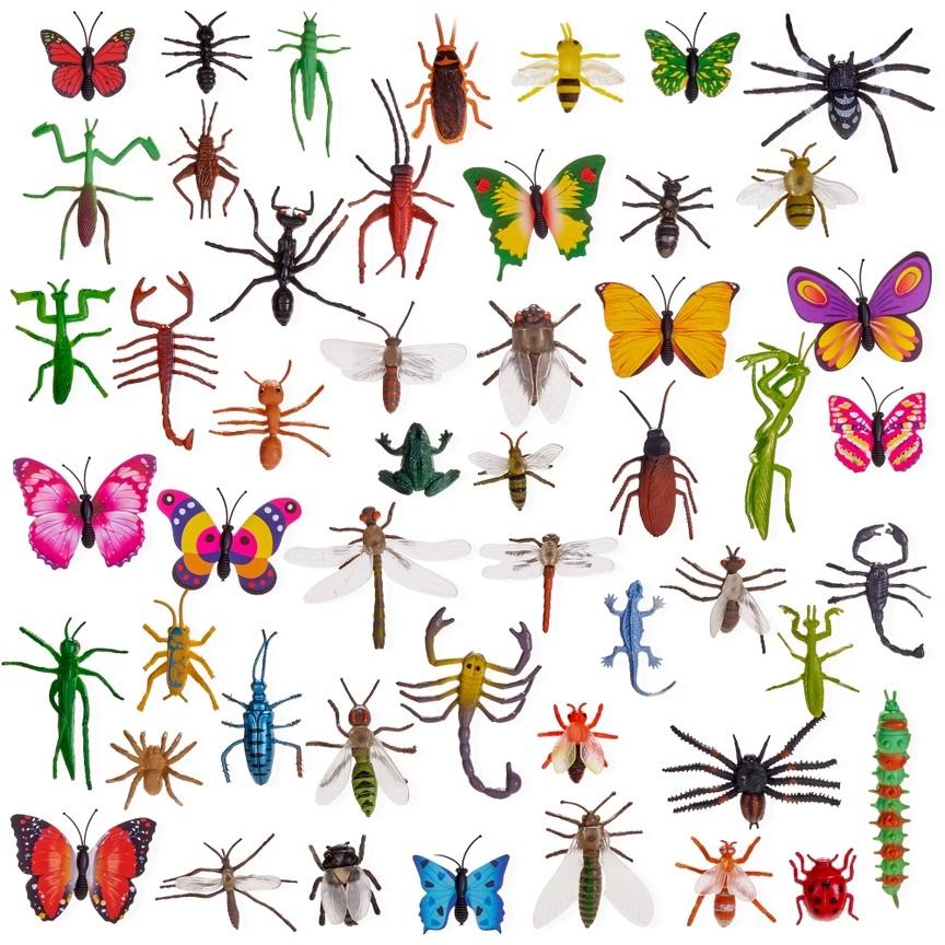 Falske insekter - 50 stk