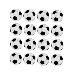 Bordkonfetti, Fotballer – 50 stk