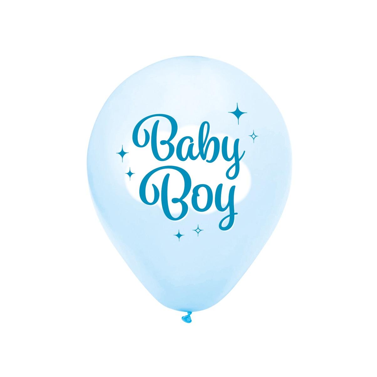 Ballonger dus blå, Baby Boy - 8 stk