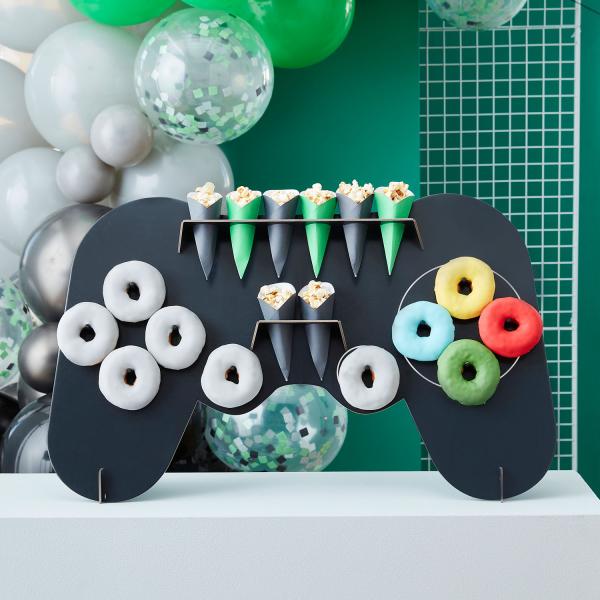 Donut og snacksvegg - Gaming