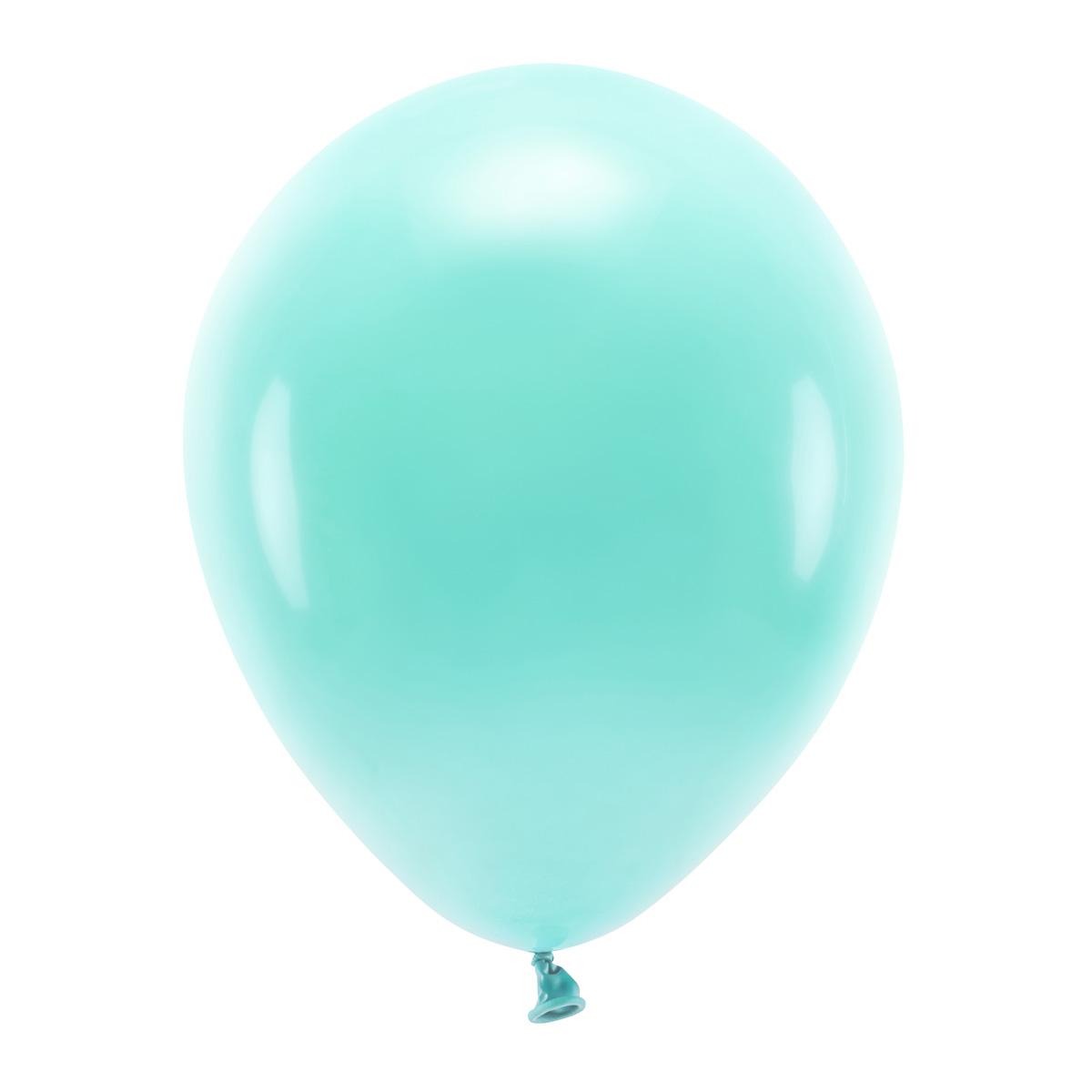 ECO Ballonger pastell mørk grønn, 30 cm - 100 stk