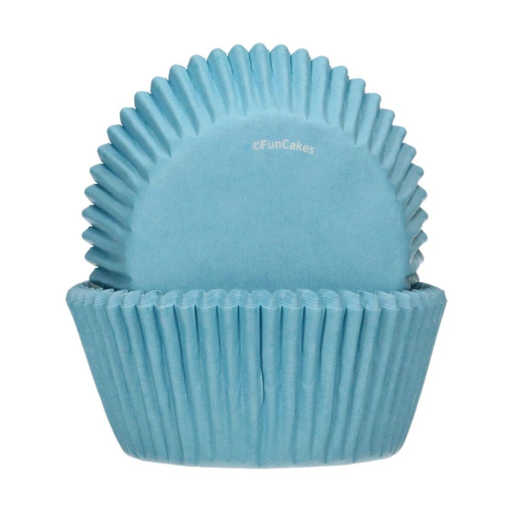 Cupcakeformer, dus blå – 48 stk