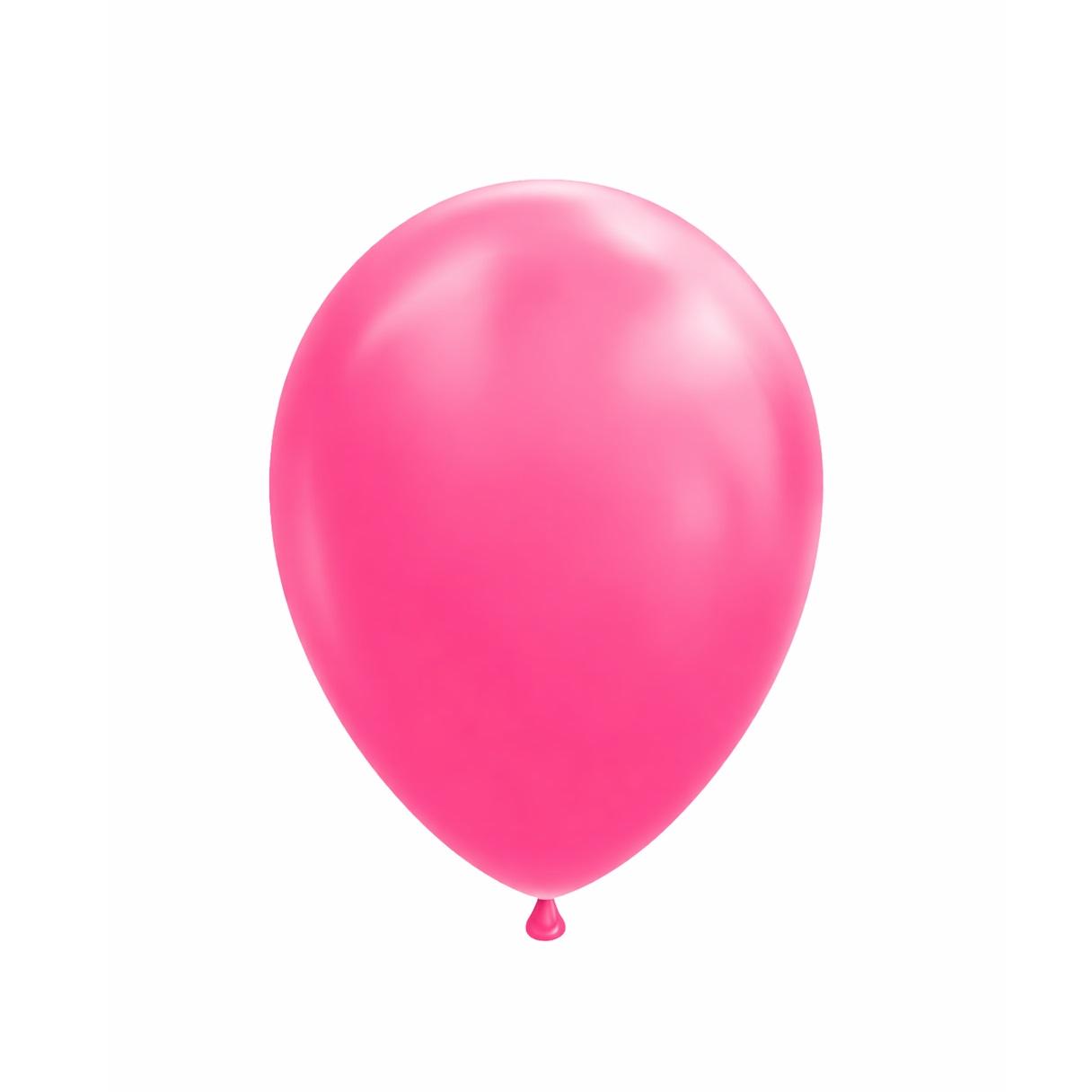 Ballonger, mørk rosa - 10 stk