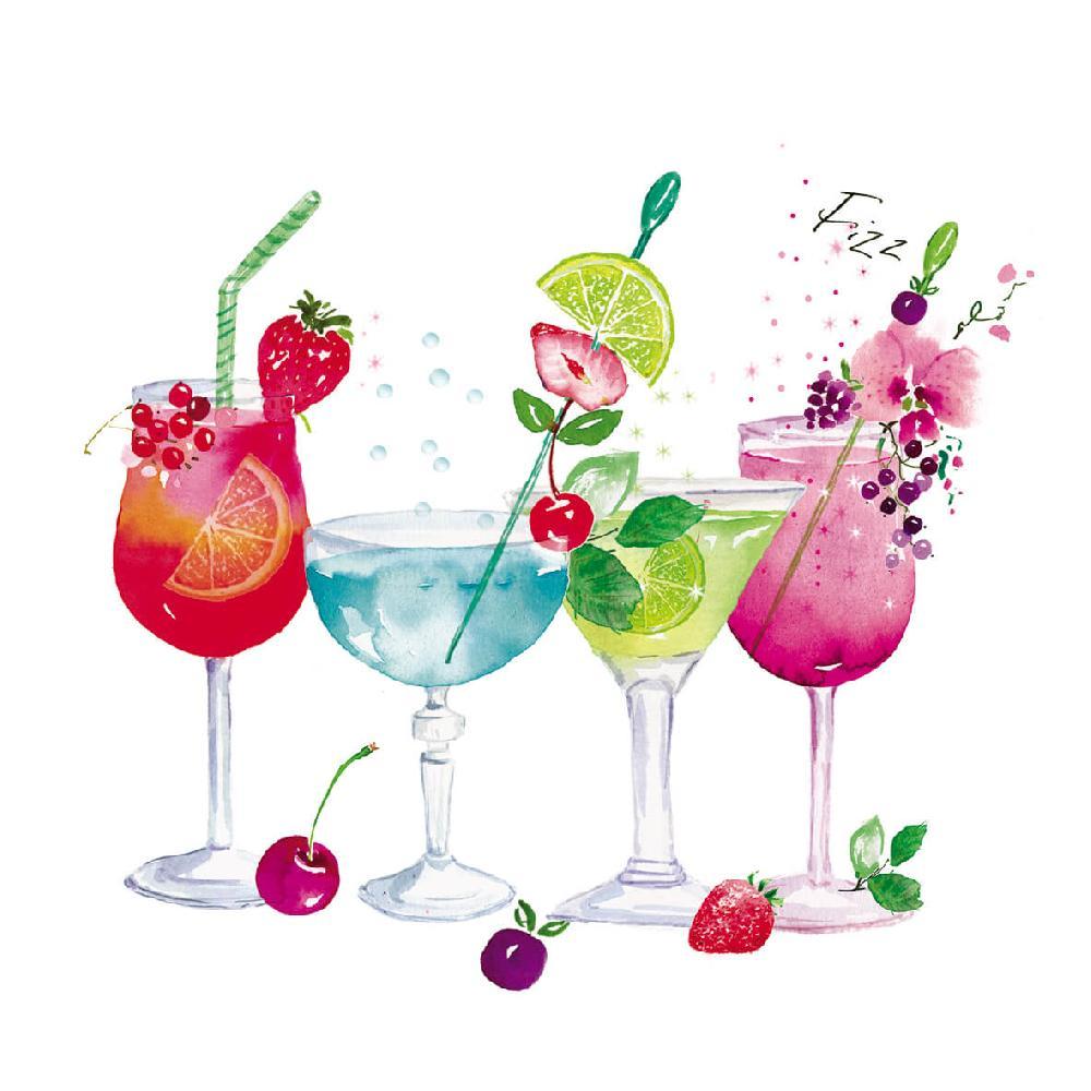 Servietter lunsj, drinker - 20 stk