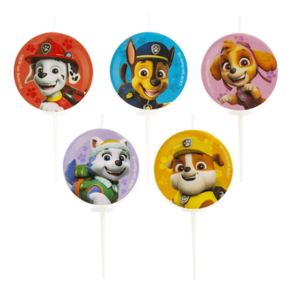 Kakelys, Paw Patrol - 5 stk