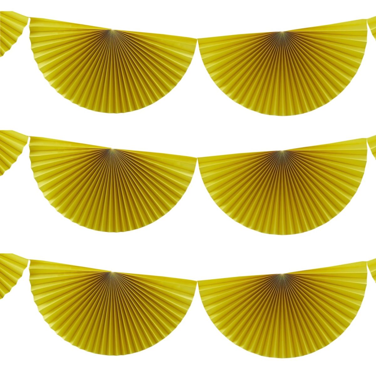 Vimpelrekke vifter - gule