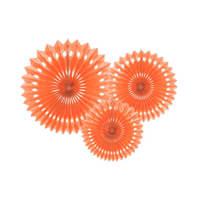 Papirvifter oransje – 3 stk