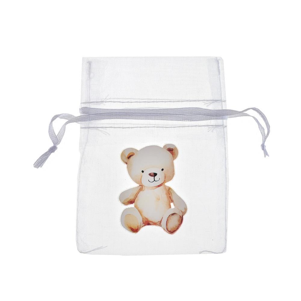 Gaveposer tyll, Bamse - 4 stk