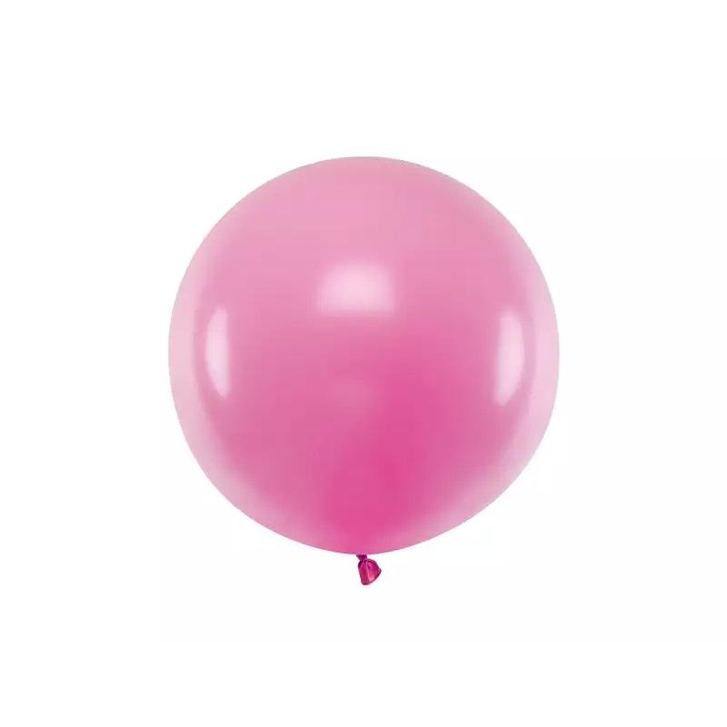 Gigantisk ballong, metallic 60 cm - Mørk rosa