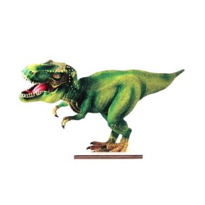 Bordpynt, stor treverk - T-Rex dinosaur