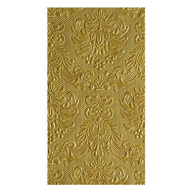 Servietter avlang, elegance gull – 15 stk
