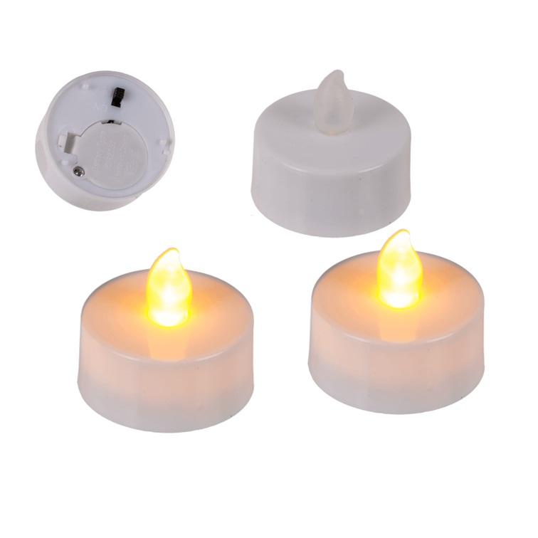 LED telys varmhvit - 2 stk