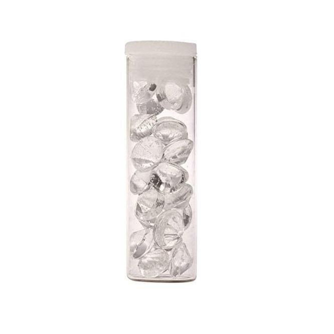 Spiselige diamanter, blank 6mm - 40 stk