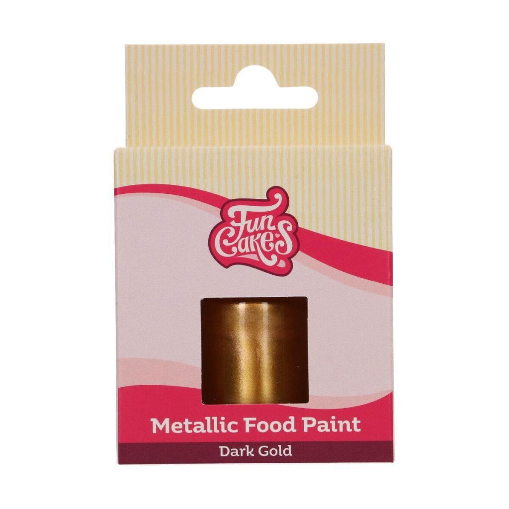 Metallic food paint - Dark gold