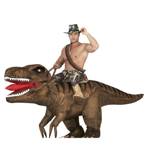 Bærekostyme oppblåsbar T-Rex dinosaur