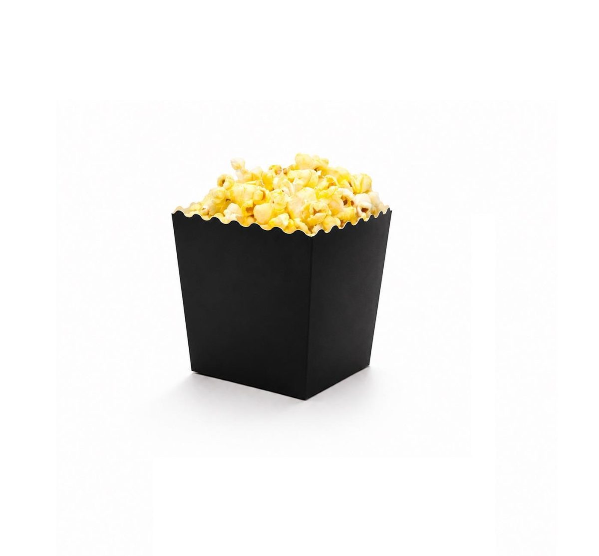 Popcornbeger 0,47 liter, svart - 50 stk