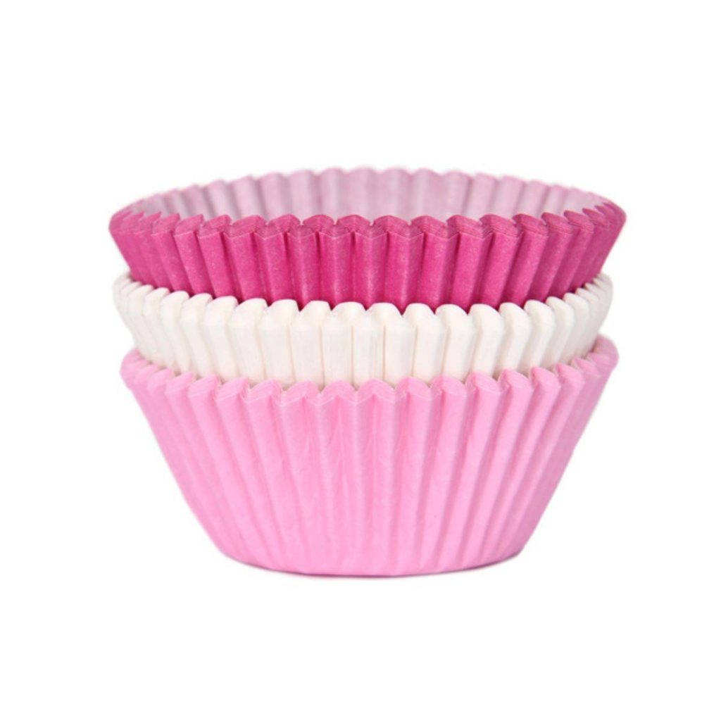 Cupcakeformer, rosa miks – 72 stk