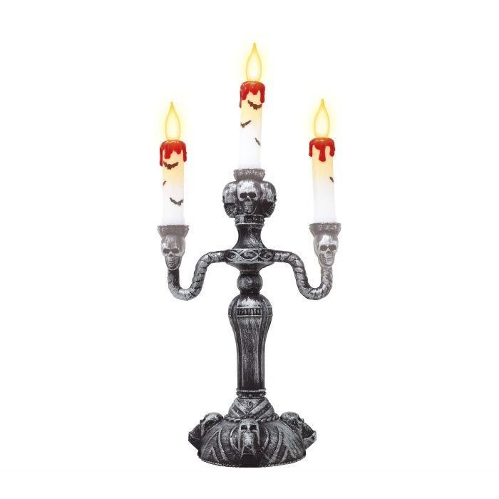 Lysestake halloween med LED- 50 cm