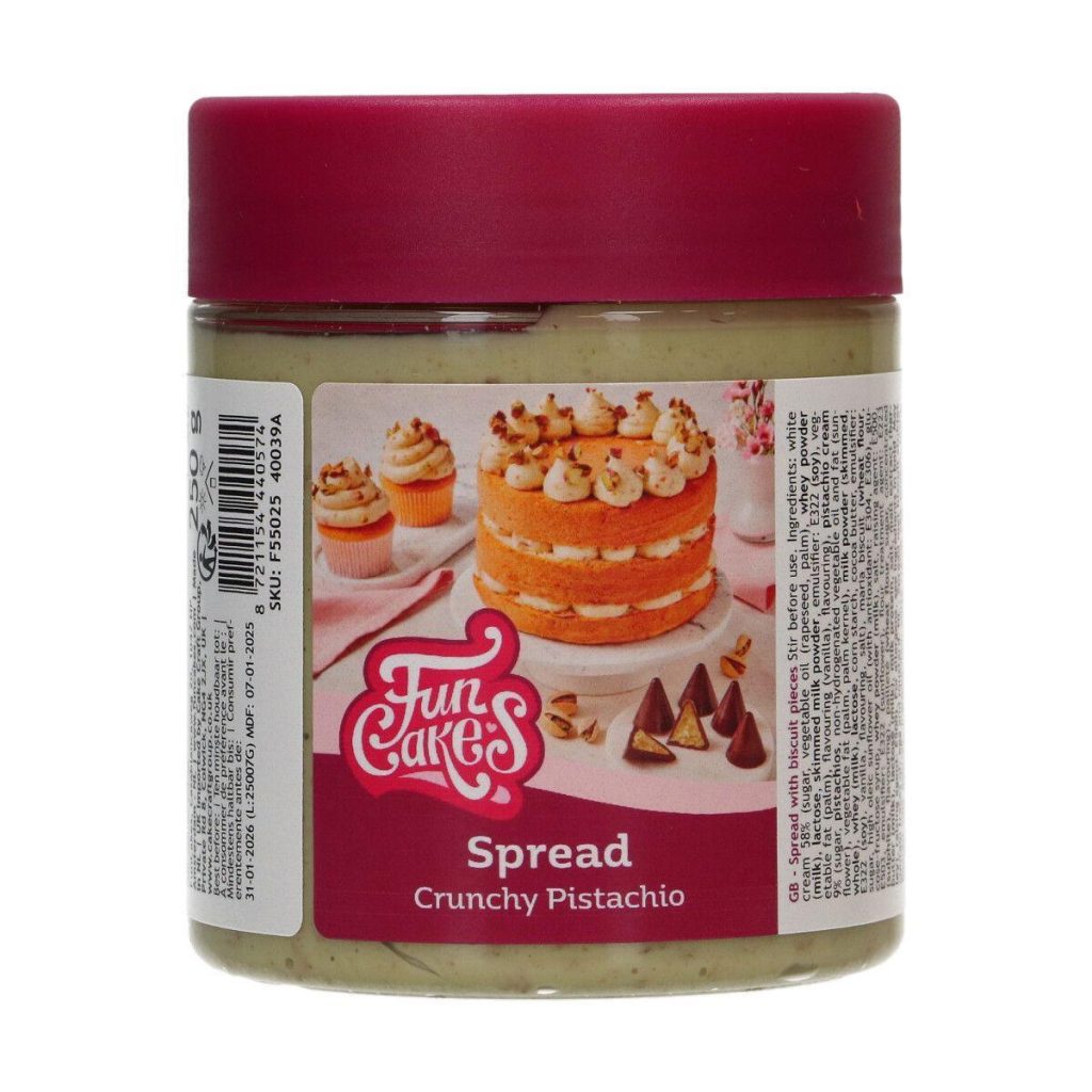 FunCakes kakefyll, Crunchy pistasje - 250g