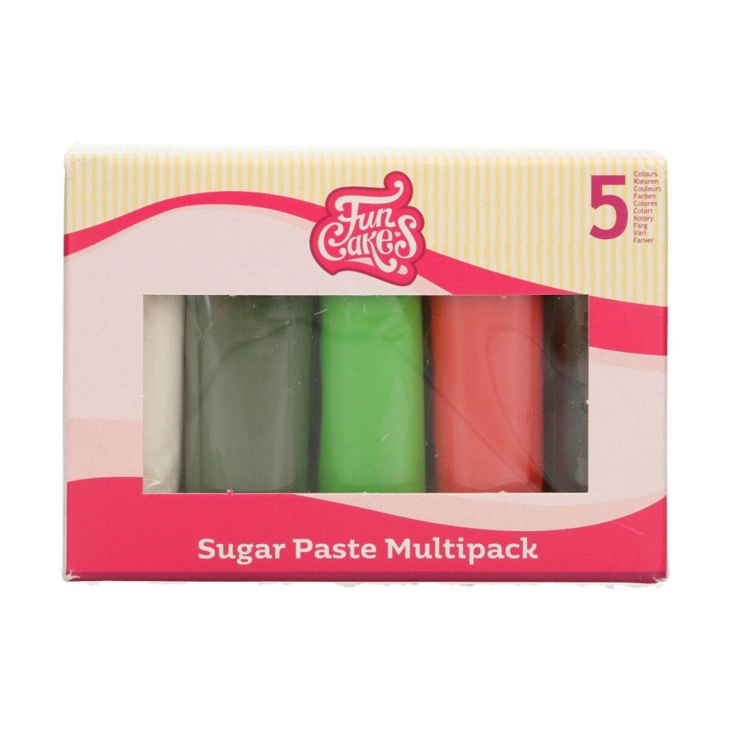 Fondant, 500g - Julefarge miks
