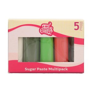 Fondant, 500g - Julefarge miks
