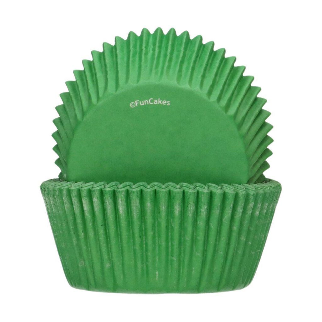 Cupcakeformer, grønn - 48 stk