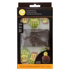 Spiselig kakedekor, Zombie hender og jord til 12 cupcakes