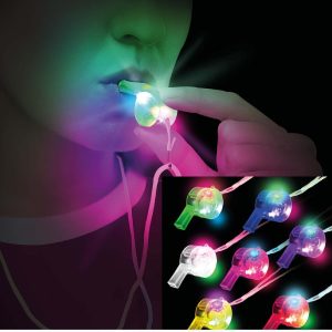 Fløyte med neonlys