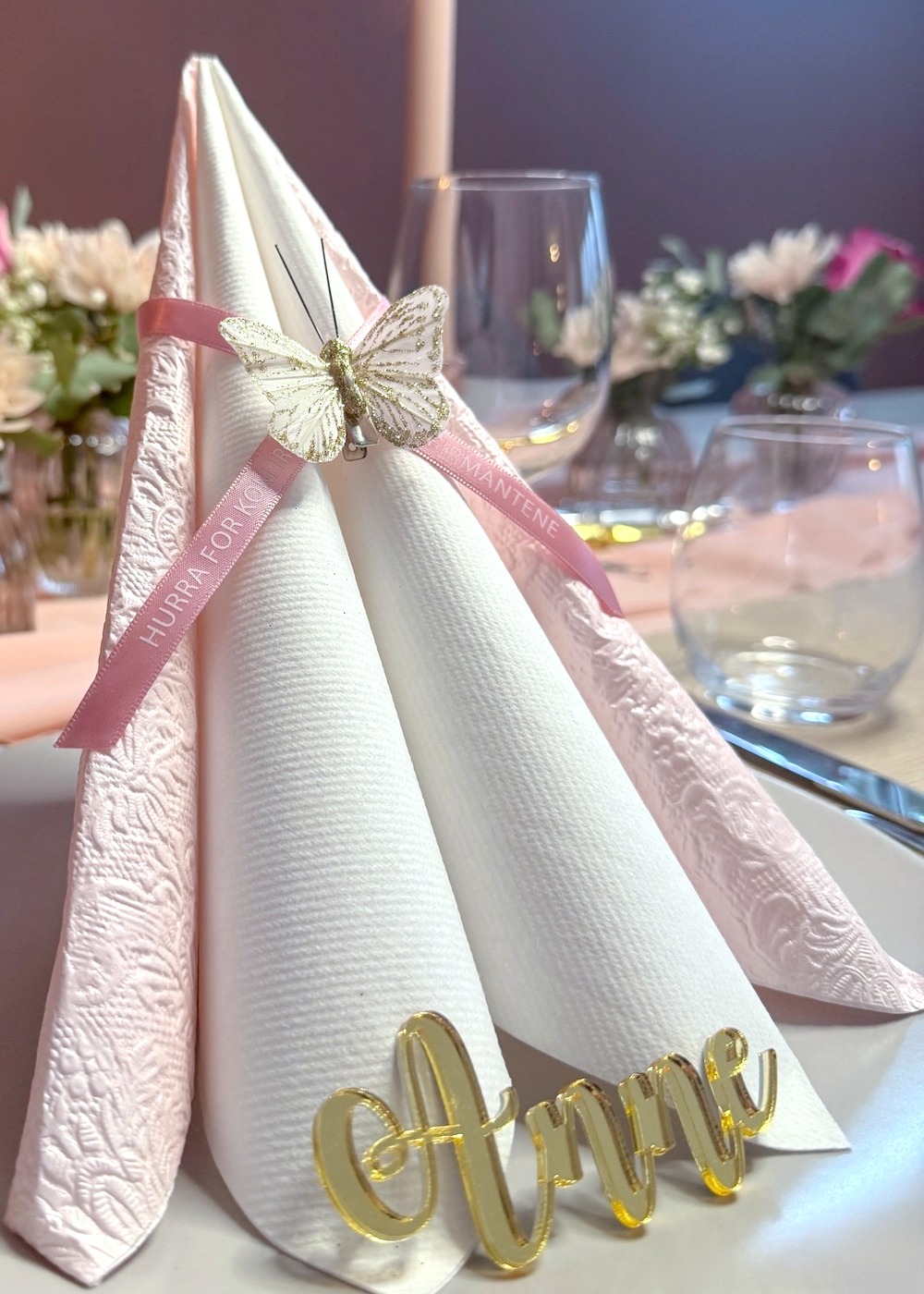 Rosa festbord