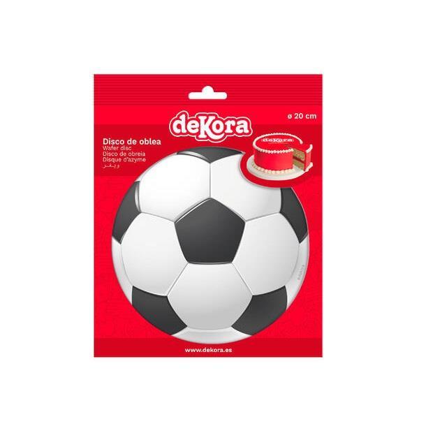 Spiselig kakebilde - Fotball rund 20 cm