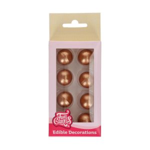 Sjokoladekuler XXL, Bronse - 8 stk