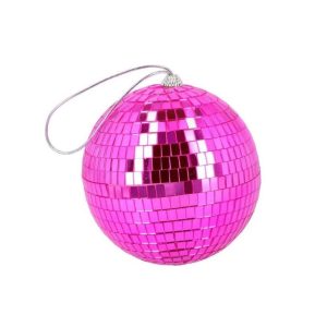 Discokule, 18 cm - Mørk rosa